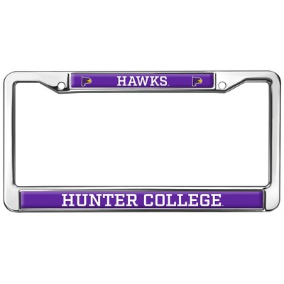 Hunter College Mascot Full Size Standard License Plate Metal Frame