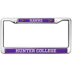 Hunter College Mascot Full Size Standard License Plate Metal Frame - 1 of 4