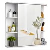 Pamapic Modern Bathroom Medicine Cabinet with Mirror and Shelves - 4 of 4