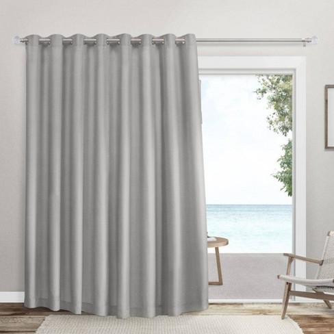 100"x96" Sateen Twill Woven Room Darkening Blackout Wide Patio Grommet