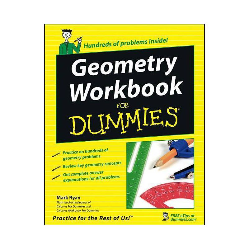 Geometry Workbook for Dummies - (For Dummies) by  Mark Ryan (Paperback), 1 of 2