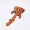Gulches Decorative Bowls: Guitar-Shaped Wooden Serving Platter - Artistic Tableware Accent - 3 of 4