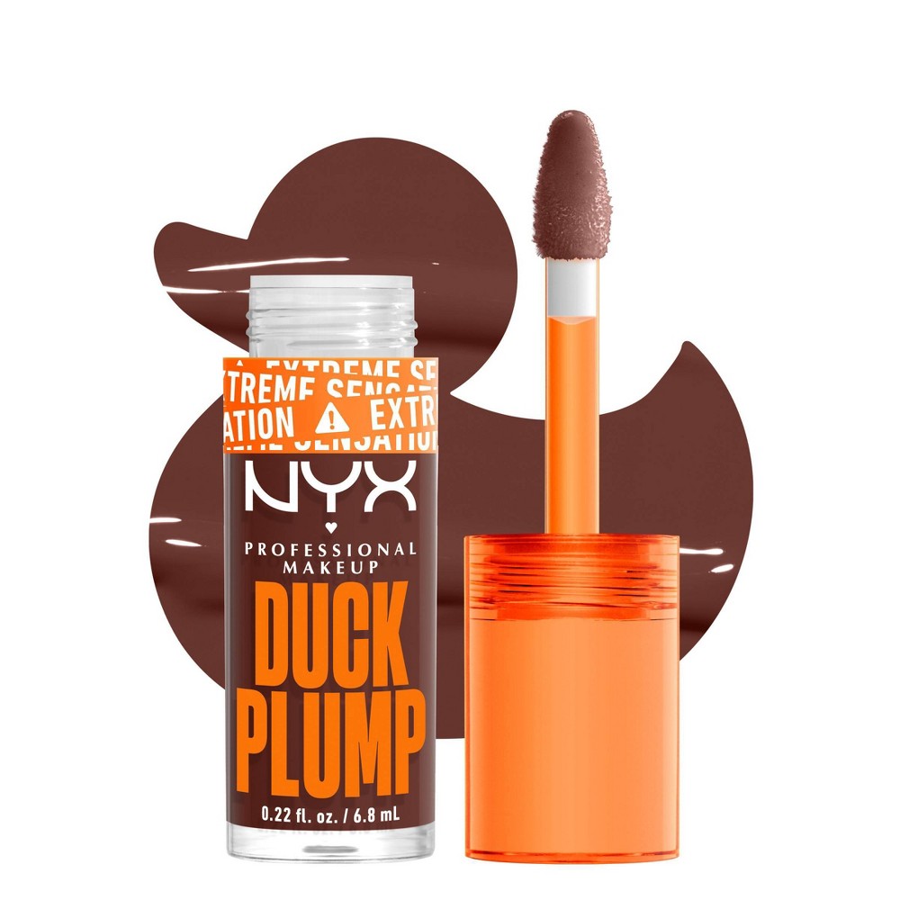 Photos - Lipstick & Lip Gloss NYX Professional Makeup Duck Plump High Pigment Plumping Lip Gloss - Twice 