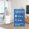 HOMCOM Inverter Air Conditioner, 14000 BTU Dual Hose Portable AC Unit with Cool, Dehumidifier, Fan, for 700 Sq. ft, 24H Timer On Off, Window Kit - 3 of 4