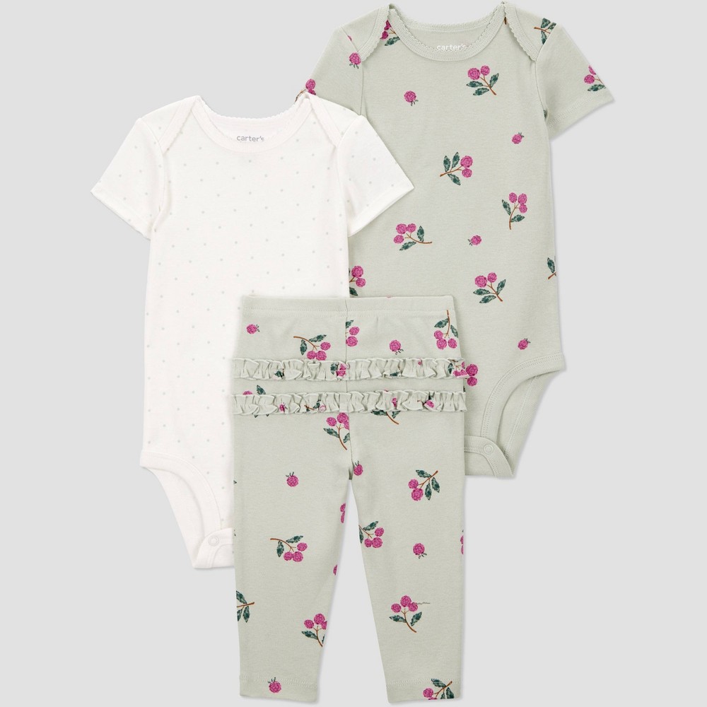 UPC 197233287527 - Carter's Just One You® Baby Girls' 3pc Raspberry ...
