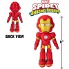 Marvel Spidey and His Amazing Friends 8" Iron Man Plush - Spider-Man Stuffed Animal Toy Figure - Officially Licensed -Great Gift for Kids & Fans - 2 of 4