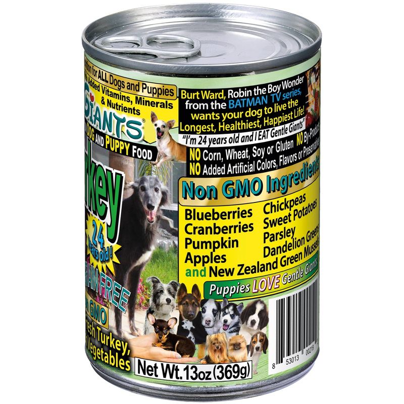 Gentle Giants Grain Free Wet Dog Food - 13oz, 4 of 7