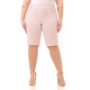 Rekucci Curvy Woman Ease into Comfort Pull-On Modern City Shorts with Tummy Control and Real Pockets - 4 of 4