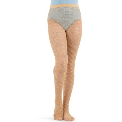 Capezio Toffee Women's Professional Fishnet Seamless Tight, Medium/tall :  Target