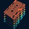 Men's Design By Humans Cassette Tapes By robotface T-Shirt - 2 of 4