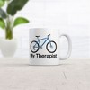 Crazy Dog T-Shirts My Therapist Mug Funny Sarcastic Bike Coffee Cup-11oz - 2 of 4