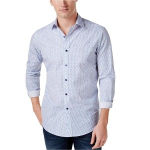 Club Room Mens Shell-Print Button Up Shirt - 1 of 1
