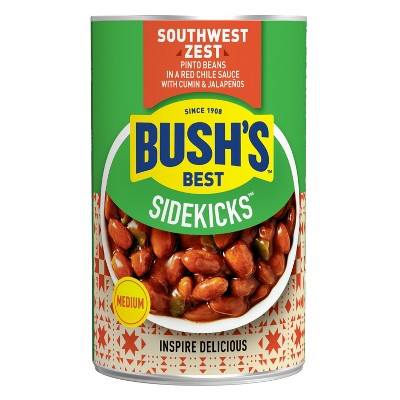 Bush's Best Southwest Zest Pinto Beans, 15 Oz