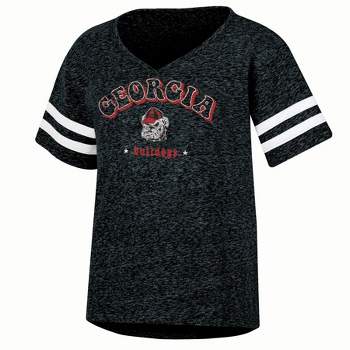 NCAA Georgia Bulldogs Girls' Tape T-Shirt