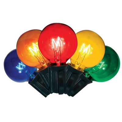 Photo 1 of 25 Ct G40 Globe Light String Light Set - Multicolored