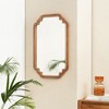 MH London Gable 29" x 18" Solid Wood Wall Mounted Accent Mirror - 4 of 4