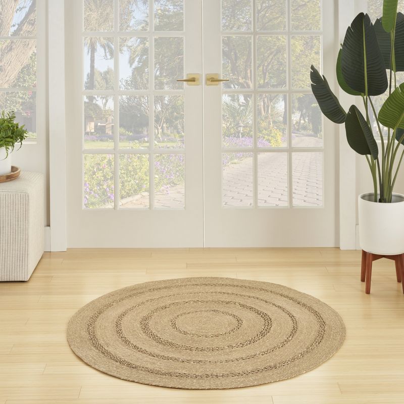 Nourison Natural Woven Seagrass Indoor Outdoor Area Rug, 5 of 10