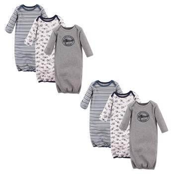 Hudson Baby Infant Boy Cotton Gowns, Aviation 6-Piece, 0-6 Months