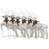 VidaXL Christmas Reindeers 6 pcs Gold 120 LEDs - 2 of 4