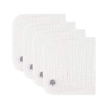 Muslin Burp Cloths 10 Pack Large 100% Cotton Hand Washcloths (White, Pack  of 10), Pack Of 10 - Kroger