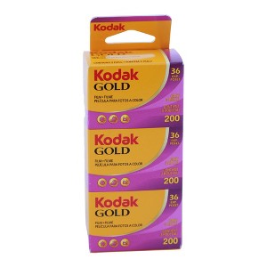 Kodak GOLD 200 Color Negative Film (35mm Roll Film, 36 Exposures) - 3 Pack - 1 of 2