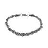 Gold Stainless Steel Rope Chain Necklace Hip Hop Men Women Ginger Lyne Collection - 3 of 4