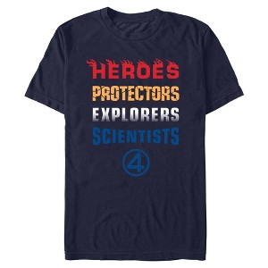 Mens The Fantastic Four: First Steps Heroes and Protectors T Shirt - 1 of 4