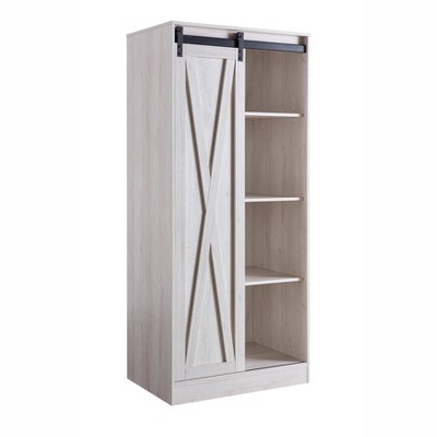 Melcaw Sliding Barn Door Wardrobe White Oak - HOMES: Inside + Out