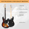 GLARRY 4 String GJazz Electric Bass Guitar Full Size Right Handed with Guitar Bag, Amp Cord and Beginner Kits - 2 of 4