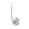 Shannon Collection Wall Sconce - Classic Design with Brushed Nickel Steel & Fabric Shade - 4 of 4