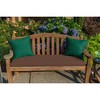 Casual Cushion Solid Sunbrella Fabric 1-Piece Indoor/Outdoor Square Throw Pillow - 2 of 4
