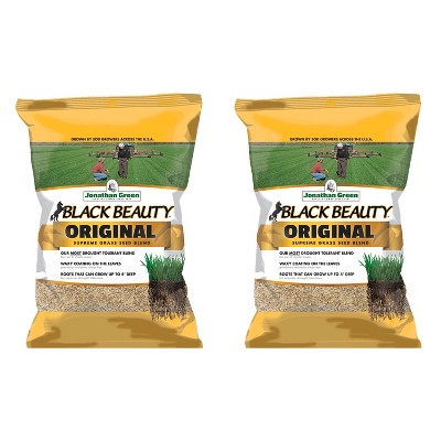 Jonathan Green 10317 Drought Tolerant Black Beauty Original Grass Seed Mix for Partial Shade Clay Soil Covers Up To 4,500 Square Feet, 15 Pounds