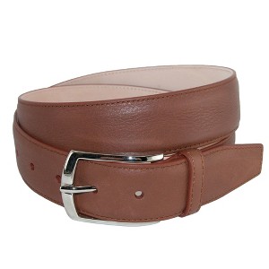CrookhornDavis Men's Borgo Boxcalf Dress Belt with Solid Brass Buckle - 1 of 3