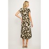 WEST K Women's Emma Ruched Midi Faux-Wrap Dress - 3 of 4