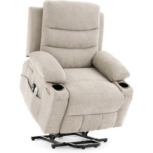 Power Lift Recliner Chair for Elderly, Oversized Electric Lift Chair with Heat and Massage, Adjustable Recliner with Cup Holders & Side Pocket - 1 of 4