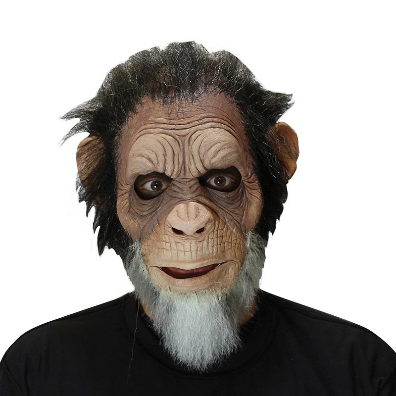 Ghoulish Mens Old Julius Ape Costume Mask -  - Beige, 1 of 2