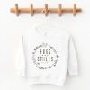 The Juniper Shop Mini Smiley Hugs and Smiles Toddler Sweatshirt - 2 of 4