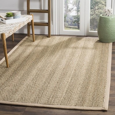 Reversible Gray Cotton Flat Woven Rug 47" Easy Care