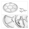 Unique Bargains Stainless Steel Durable High-Temperature Resistant Wear Resistant Steamer Rack with Stand - 4 of 4