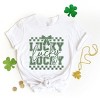 Simply Sage Market Lucky Stacked Coquette Short Sleeve Tee - 3 of 4