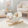 Qaba Baby Rocking Horse, Sheep Rocking Horse for Toddlers, Plush Stuffed Ride-on Animal Rocker with Lullaby Song - 2 of 4