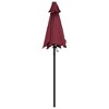 vidaXL Parasol Burgundy 78.7"x83.1" Aluminum - image 4 of 4