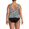 Lands' End Women's Plus Size DD-Cup Tie Shoulder Flutter Tankini Top - 2 of 4