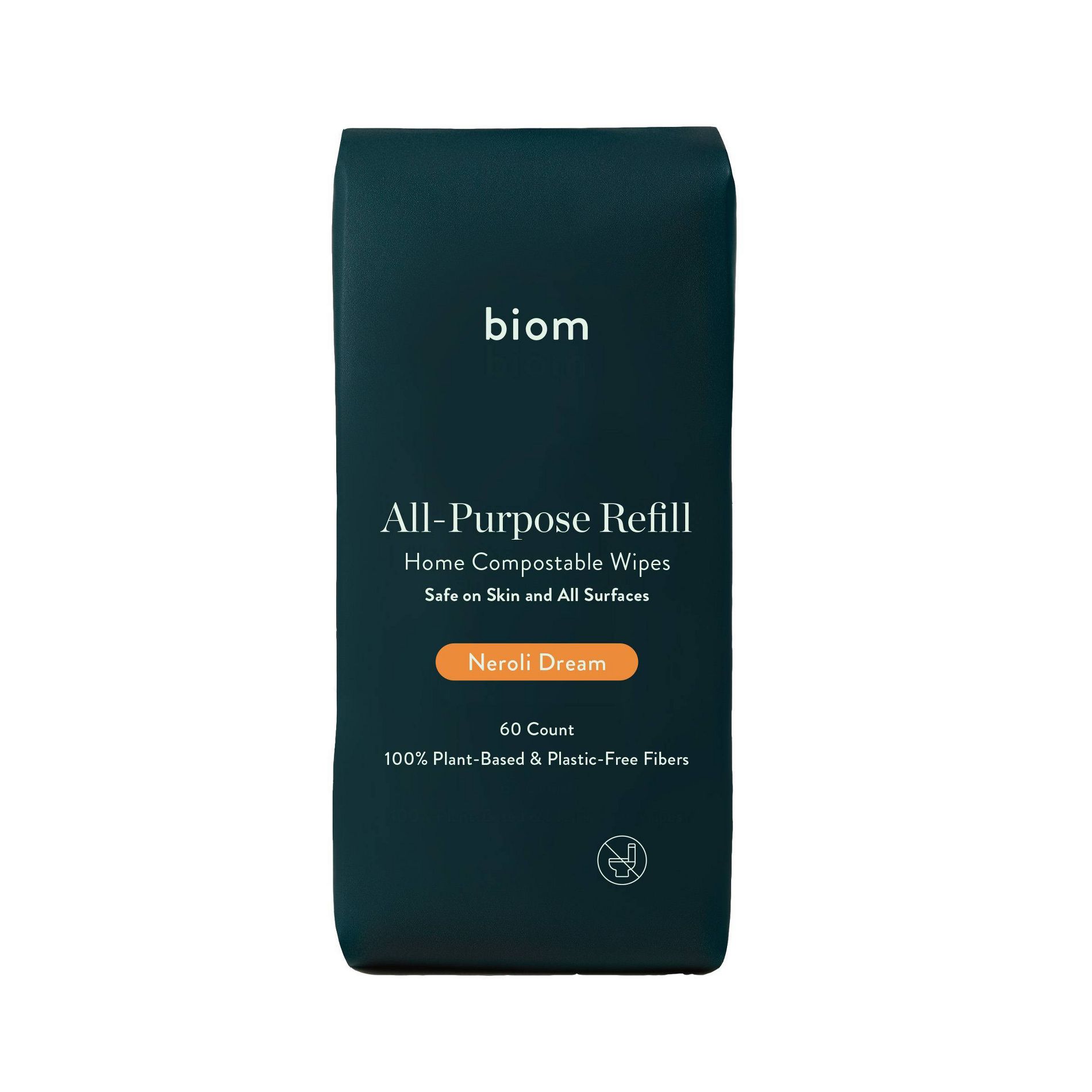 Biom Neroli Dream All-Purpose Cleaning Wipes Refill - 60ct