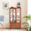 Lyngins Display Cabinet with Integrated Lighting– Glass Doors, Adjustable Shelves & Drawer, Accent Cabinet, Versatile Storage Cabinet & Sideboard - 2 of 4