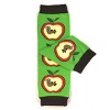 Wrapables Fun and Playtime Baby Leg Warmers (Set of 3), Stripes, Apple, Robots - image 3 of 4