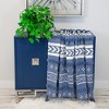 Parkland Collection,Transitional Stripes And Dots Throw - 4 of 4