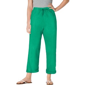 Woman Within Plus Size Tall The Boardwalk Pant - 1 of 4