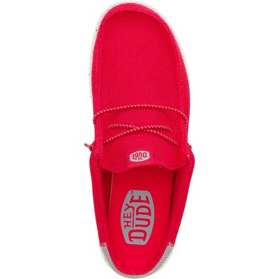 HEYDUDE Men Wally Slip Varsity , Red/Grey, 11 — фото 3