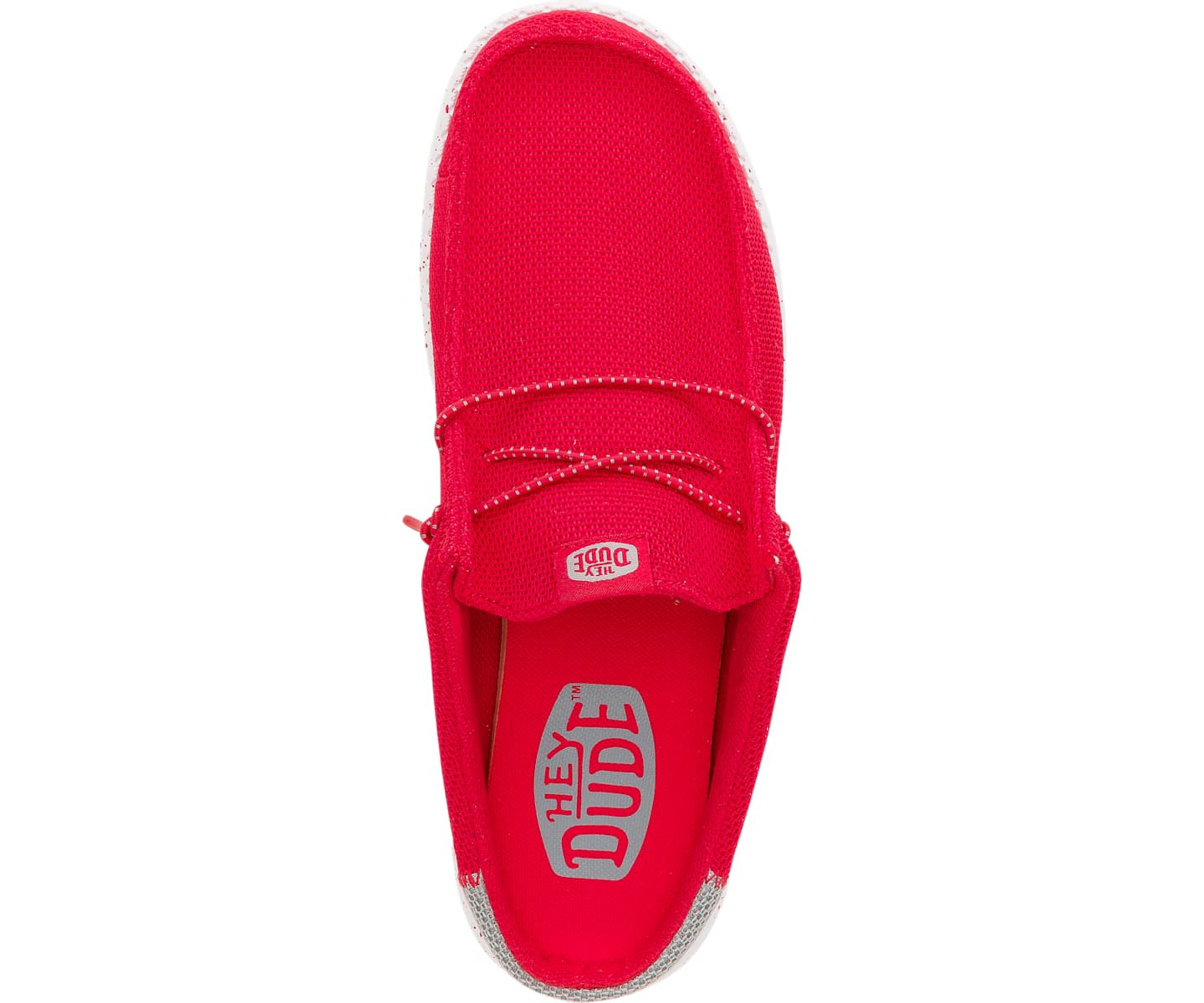 HEYDUDE Men Wally Slip Varsity, Red/Grey, 11, цвет: Красный — фото 3